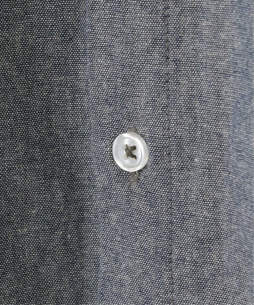 ikka（イッカ）の「【親子コーデ】シャンブレー5分袖シャツ（120~160cm）（シャツ/ブラウス・キッズ・ブルー/チャコールグレー・160/150/140/130/120）」の9枚目の写真