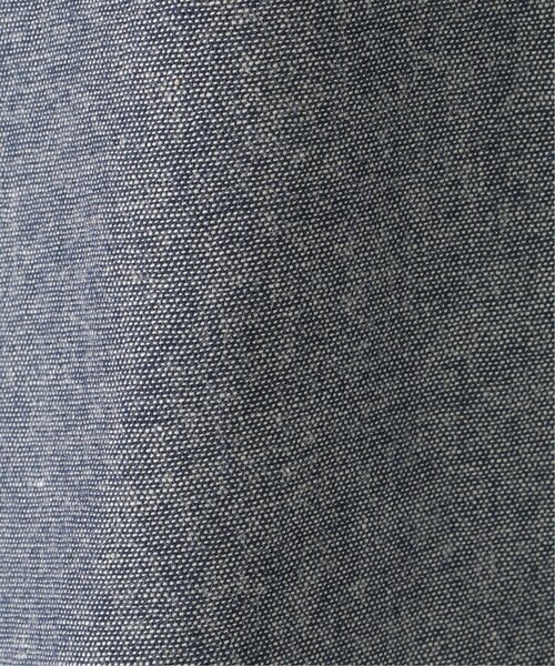 ikka（イッカ）の「【親子コーデ】シャンブレー5分袖シャツ（120~160cm）（シャツ/ブラウス・キッズ・ブルー/チャコールグレー・160/150/140/130/120）」の8枚目の写真