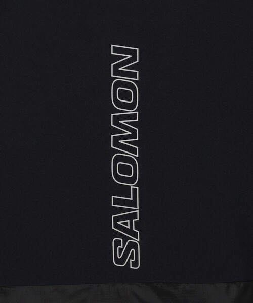 SALOMON（サロモン）の「SALOMON/サロモン BONATTI CROSS WIND HOODIE/ボナッティ クロス ウインド パーカー（ブルゾン・メンズ・ブラック/ベージュ・MEDIUM/LARGE/X-LARGE）」の10枚目の写真