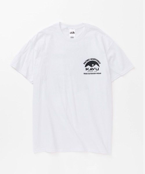 KAVU(カブー)の「KAVU/カブー Pacific NW Tee/パシフィックノースウエストティー(Tシャツ/カットソー・メンズ・ネイビー/マルーン/ホワイト/ナチュラル・MEDIUM/X-LARGE/LARGE)」の6枚目の写真