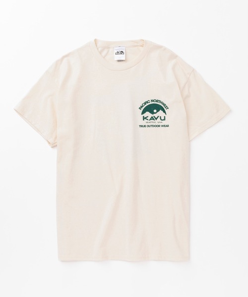 KAVU(カブー)の「KAVU/カブー Pacific NW Tee/パシフィックノースウエストティー(Tシャツ/カットソー・メンズ・ネイビー/マルーン/ホワイト/ナチュラル・MEDIUM/X-LARGE/LARGE)」の11枚目の写真