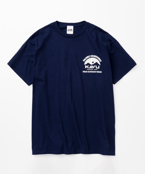 KAVU(カブー)の「KAVU/カブー Pacific NW Tee/パシフィックノースウエストティー(Tシャツ/カットソー・メンズ・ネイビー/マルーン/ホワイト/ナチュラル・MEDIUM/X-LARGE/LARGE)」の15枚目の写真