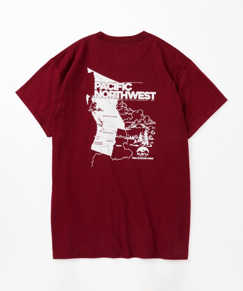 KAVU(カブー)の「KAVU/カブー Pacific NW Tee/パシフィックノースウエストティー(Tシャツ/カットソー・メンズ・ネイビー/マルーン/ホワイト/ナチュラル・MEDIUM/X-LARGE/LARGE)」の18枚目の写真