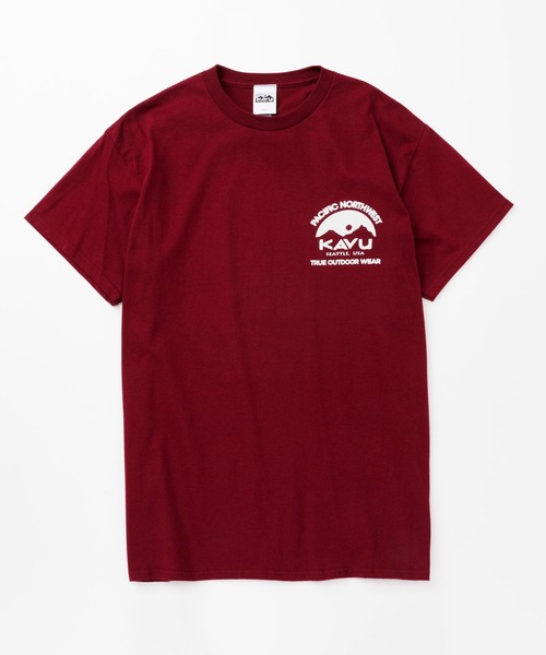 KAVU(カブー)の「KAVU/カブー Pacific NW Tee/パシフィックノースウエストティー(Tシャツ/カットソー・メンズ・ネイビー/マルーン/ホワイト/ナチュラル・MEDIUM/X-LARGE/LARGE)」の19枚目の写真