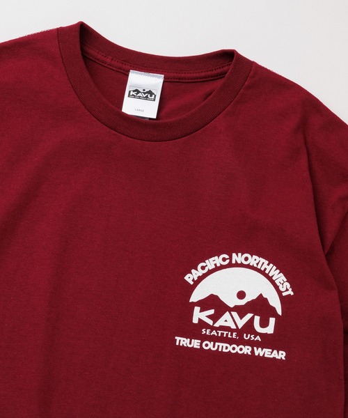 KAVU(カブー)の「KAVU/カブー Pacific NW Tee/パシフィックノースウエストティー(Tシャツ/カットソー・メンズ・ネイビー/マルーン/ホワイト/ナチュラル・MEDIUM/X-LARGE/LARGE)」の20枚目の写真