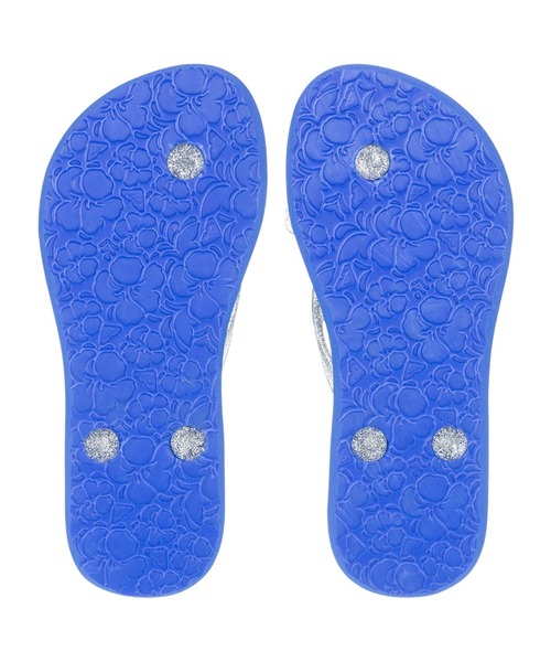 ROXY（ロキシー）の「RG LULU IV /ロキシーキッズリボン花柄ビーチサンダル（サンダル・キッズ・ブルー/ピンク・18cm/20cm/22cm）」の4枚目の写真