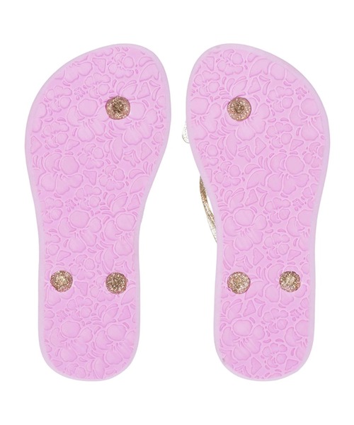 ROXY（ロキシー）の「RG LULU IV /ロキシーキッズリボン花柄ビーチサンダル（サンダル・キッズ・ブルー/ピンク・18cm/20cm/22cm）」の7枚目の写真