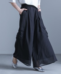 kOhAKU（コハク）の「『シアーワイドカーゴパンツ』（カーゴパンツ）」