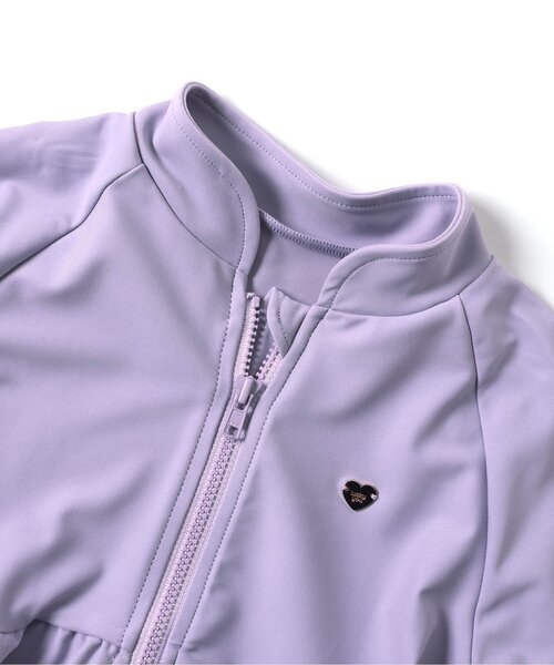 BREEZE（ブリーズ）の「【UVカット/ジュニア対応】フリルラッシュガード（ラッシュガード・キッズ・アイボリー/ラベンダー・80/90/100/110/120/130/140）」の13枚目の写真