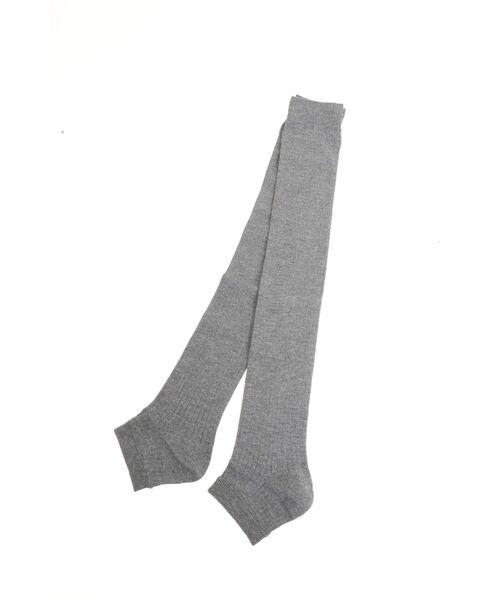 EMODA（エモダ）の「オープントゥリブニーハイソックス（ソックス/靴下・レディース・ブラック/グレー・FREE）」の3枚目の写真
