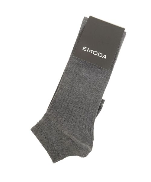 EMODA（エモダ）の「オープントゥリブニーハイソックス（ソックス/靴下・レディース・ブラック/グレー・FREE）」の7枚目の写真