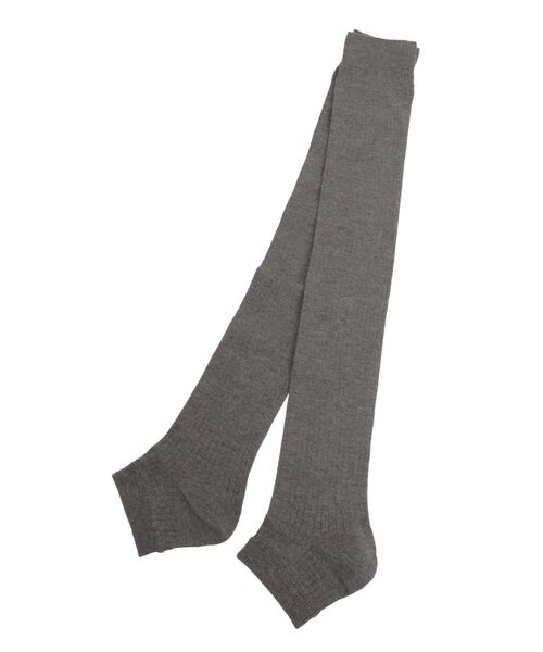 EMODA（エモダ）の「オープントゥリブニーハイソックス（ソックス/靴下・レディース・ブラック/グレー・FREE）」の8枚目の写真