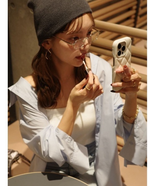 rienda(リエンダ)の「2WAYベルトセットシャツトップス 春服(シャツ/ブラウス・レディース・ピンク系その他/グレー系その他/ブルー・FREE)」の10枚目の写真