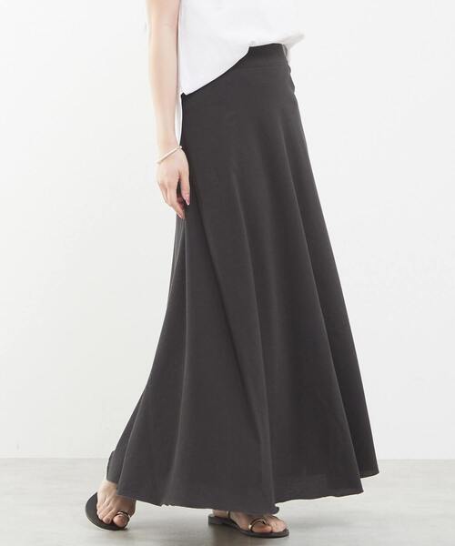 Liesse（リエス）の「フレアスカート【セットアップ対応可能】（スカート・レディース・ブラウン/スミクロ・FREE）」の2枚目の写真