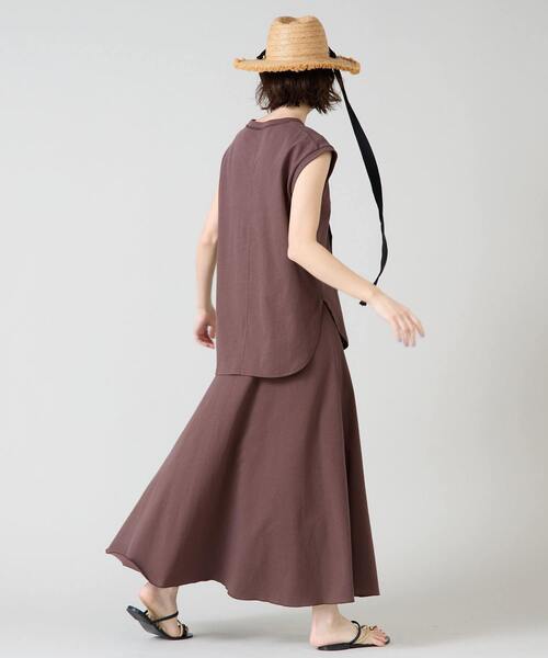 Liesse（リエス）の「フレアスカート【セットアップ対応可能】（スカート・レディース・ブラウン/スミクロ・FREE）」の7枚目の写真