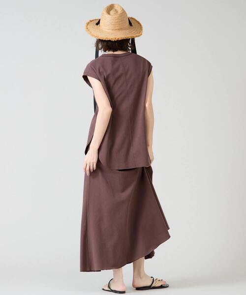 Liesse（リエス）の「フレアスカート【セットアップ対応可能】（スカート・レディース・ブラウン/スミクロ・FREE）」の8枚目の写真