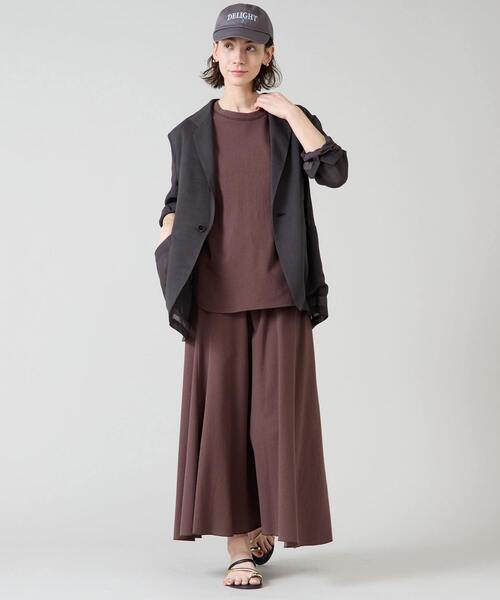 Liesse（リエス）の「フレアスカート【セットアップ対応可能】（スカート・レディース・ブラウン/スミクロ・FREE）」の13枚目の写真