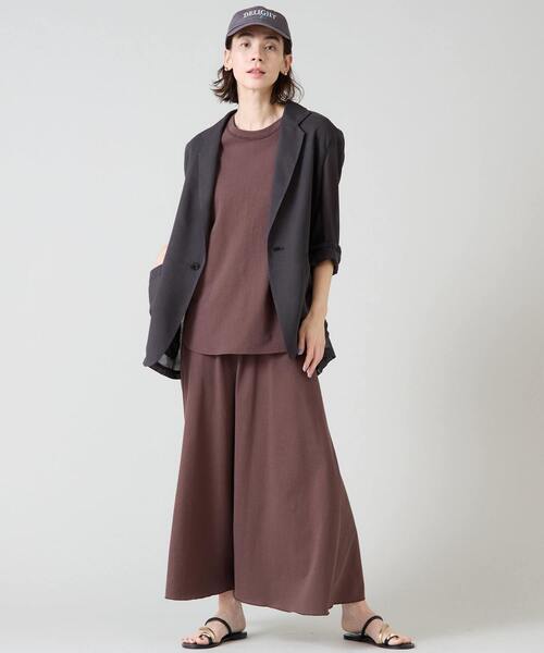 Liesse（リエス）の「フレアスカート【セットアップ対応可能】（スカート・レディース・ブラウン/スミクロ・FREE）」の15枚目の写真