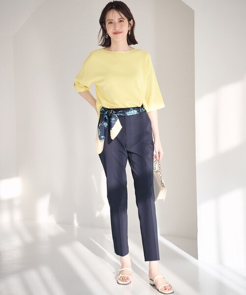 ANY SIS(エニィスィス)の「ビューティクールボートネック プルオーバー(ニット/セーター・レディース・ホワイト系/レッド系/ネイビー系/スカイブルー系/ライトイエロー系/ライトグレー系2/ベージュ系2/ブルー系/ダークブラウン系/ダークグリーン系・2)」の11枚目の写真