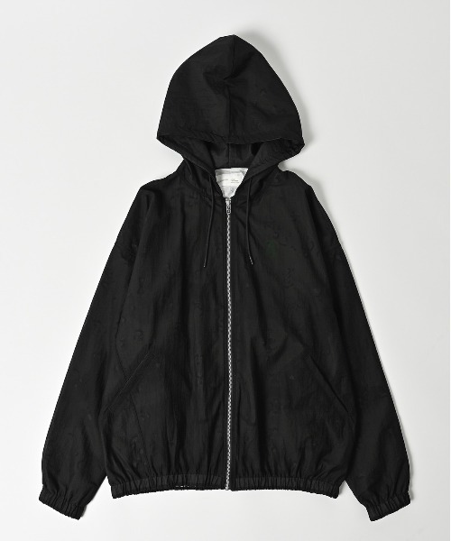 ADAM PATEK(アダムパテック)の「ADAMPATEK/sheer mesh camouflage hooded blouson/メッシュxカモフラフーデッドブルゾン(AP2513033)(ブルゾン・レディース・ブラック/ホワイト・1/2)」の6枚目の写真