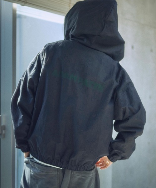 ADAM PATEK(アダムパテック)の「ADAMPATEK/sheer mesh camouflage hooded blouson/メッシュxカモフラフーデッドブルゾン(AP2513033)(ブルゾン・レディース・ブラック/ホワイト・1/2)」の17枚目の写真
