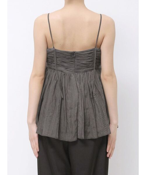 OUNNOUN（オウンノウン）の「【OUNNOUN】ペプラムキャミソールブラウス（シャツ/ブラウス・レディース・チャコールグレー/ライトグレー/ピンク・FREE）」の12枚目の写真