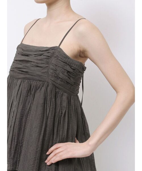 OUNNOUN（オウンノウン）の「【OUNNOUN】ペプラムキャミソールブラウス（シャツ/ブラウス・レディース・チャコールグレー/ライトグレー/ピンク・FREE）」の14枚目の写真