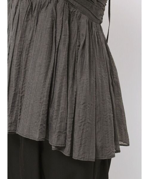 OUNNOUN（オウンノウン）の「【OUNNOUN】ペプラムキャミソールブラウス（シャツ/ブラウス・レディース・チャコールグレー/ライトグレー/ピンク・FREE）」の15枚目の写真