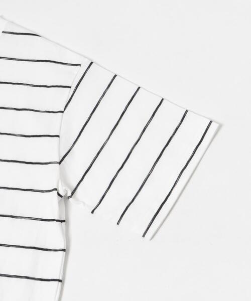 URBAN RESEARCH（アーバンリサーチ）の「RELAX FIT BORDER T-SHIRTS（Tシャツ/カットソー・メンズ・ネイビー/ホワイト・MEDIUM/LARGE）」の16枚目の写真