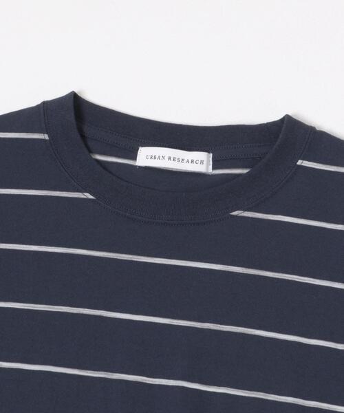 URBAN RESEARCH（アーバンリサーチ）の「RELAX FIT BORDER T-SHIRTS（Tシャツ/カットソー・メンズ・ネイビー/ホワイト・MEDIUM/LARGE）」の18枚目の写真