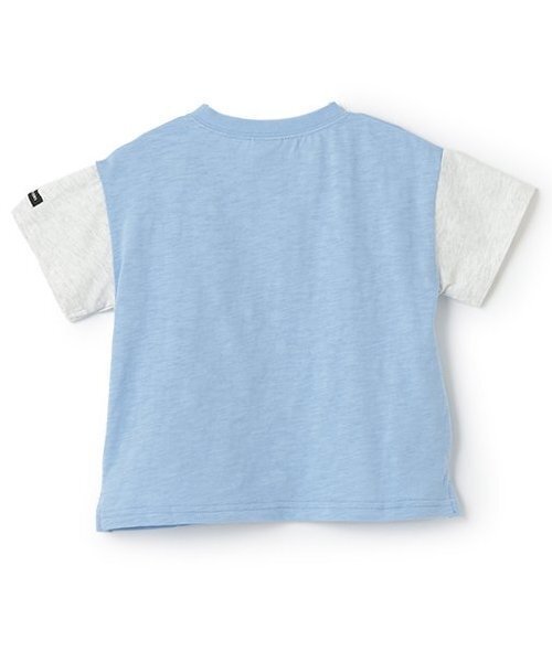 petit main（プティマイン）の「【防汚加工】宇宙グラフィック半袖Tシャツ（Tシャツ/カットソー・キッズ・ターコイズブルー/オフホワイト/チャコール・100cm/120cm/80ｃｍ/130cm/110cm/90cm）」の4枚目の写真