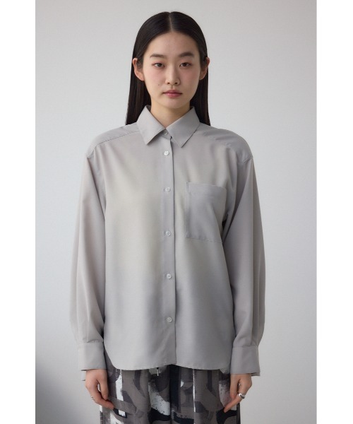 AZUL by moussy（アズールバイマウジー）の「イージーケアバックタックルーズシャツ（シャツ/ブラウス・レディース・アイボリー/グレー/ピンク・FREE）」の20枚目の写真