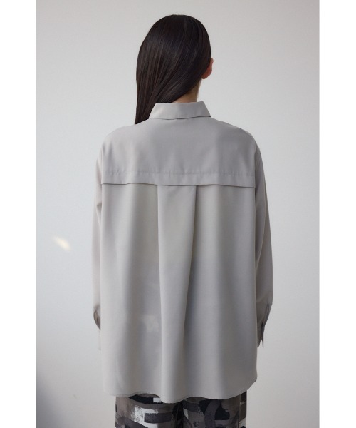 AZUL by moussy（アズールバイマウジー）の「イージーケアバックタックルーズシャツ（シャツ/ブラウス・レディース・アイボリー/グレー/ピンク・FREE）」の18枚目の写真