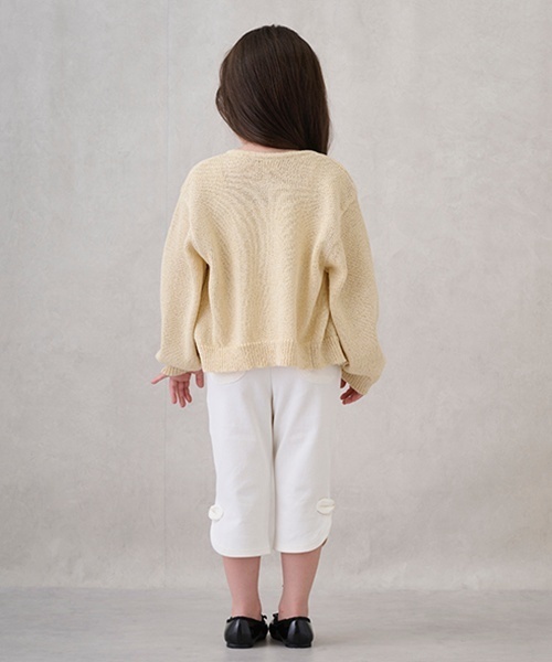 petit main（プティマイン）の「【スマイルシリーズ】サイドリボン7分丈パンツ（その他パンツ・キッズ・アイボリー/ブラック/ブルー/カラフル/ラベンダー・120cm/90cm/100cm/110cm/80ｃｍ/130cm）」の11枚目の写真