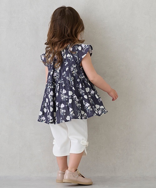 petit main（プティマイン）の「【スマイルシリーズ】サイドリボン7分丈パンツ（その他パンツ・キッズ・アイボリー/ブラック/ブルー/カラフル/ラベンダー・120cm/90cm/100cm/110cm/80ｃｍ/130cm）」の15枚目の写真