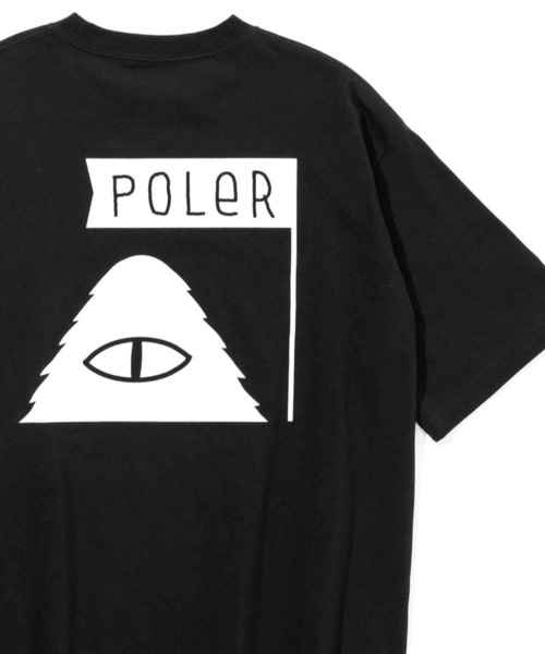 POLeR（ポーラー）の「POLER FURRY FONT RELAX FIT TEE（Tシャツ/カットソー・メンズ・ブラック/ホワイト/サンドベージュ・XL/L/M）」の3枚目の写真