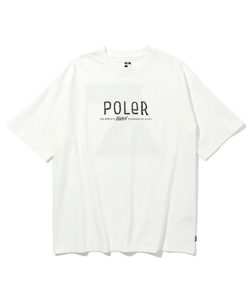 POLeR（ポーラー）の「POLER FURRY FONT RELAX FIT TEE（Tシャツ/カットソー・メンズ・ブラック/ホワイト/サンドベージュ・XL/L/M）」の4枚目の写真