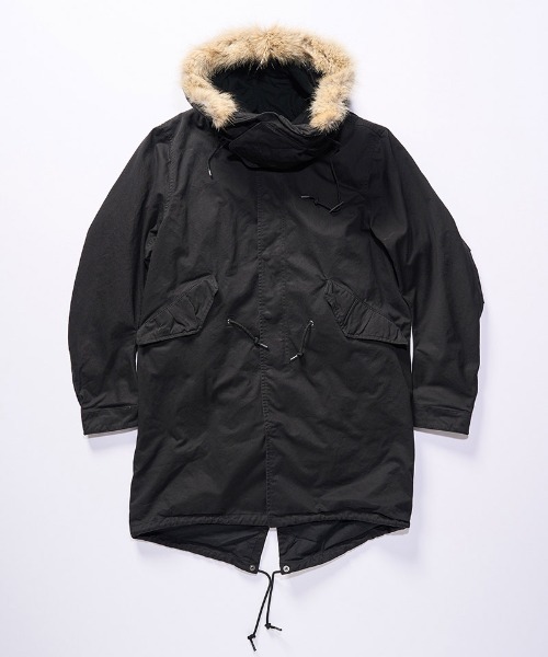 wjk(ダヴルジェイケイ)の「mj10667-M65 fishtail parka フィッシュテールパーカー(モッズコート・メンズ・カーキ/ブラック・XL/L/M/S)」の22枚目の写真