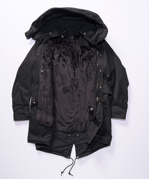 wjk(ダヴルジェイケイ)の「mj10667-M65 fishtail parka フィッシュテールパーカー(モッズコート・メンズ・カーキ/ブラック・XL/L/M/S)」の21枚目の写真