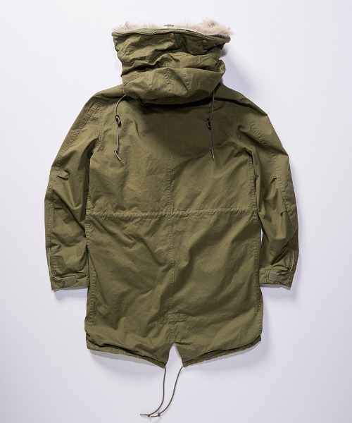 wjk(ダヴルジェイケイ)の「mj10667-M65 fishtail parka フィッシュテールパーカー(モッズコート・メンズ・カーキ/ブラック・XL/L/M/S)」の17枚目の写真