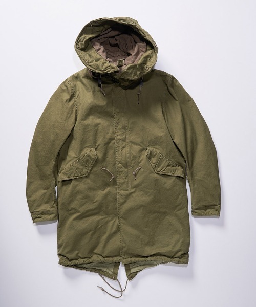 wjk(ダヴルジェイケイ)の「mj10667-M65 fishtail parka フィッシュテールパーカー(モッズコート・メンズ・カーキ/ブラック・XL/L/M/S)」の16枚目の写真