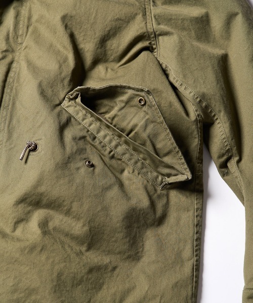 wjk(ダヴルジェイケイ)の「mj10667-M65 fishtail parka フィッシュテールパーカー(モッズコート・メンズ・カーキ/ブラック・XL/L/M/S)」の14枚目の写真