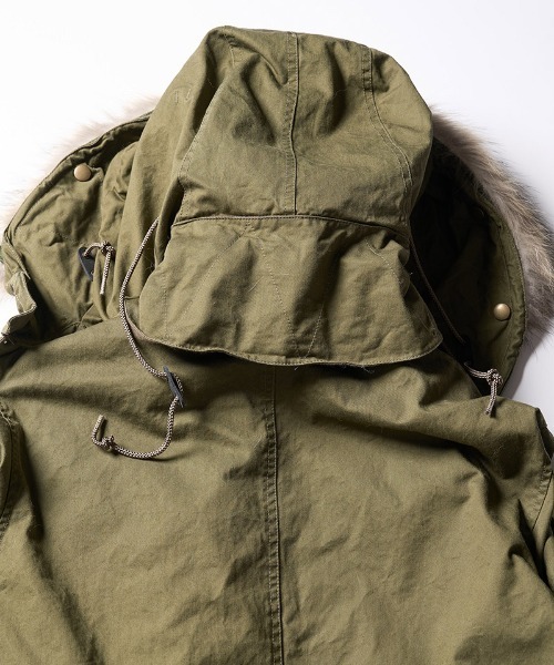 wjk(ダヴルジェイケイ)の「mj10667-M65 fishtail parka フィッシュテールパーカー(モッズコート・メンズ・カーキ/ブラック・XL/L/M/S)」の9枚目の写真