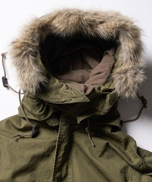 wjk(ダヴルジェイケイ)の「mj10667-M65 fishtail parka フィッシュテールパーカー(モッズコート・メンズ・カーキ/ブラック・XL/L/M/S)」の6枚目の写真