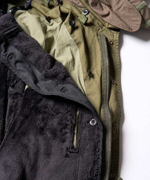 wjk(ダヴルジェイケイ)の「mj10667-M65 fishtail parka フィッシュテールパーカー(モッズコート・メンズ・カーキ/ブラック・XL/L/M/S)」の4枚目の写真