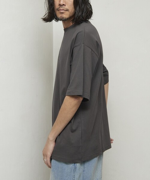 Firsthand(ファーストハンド)の「Firsthand/ファーストハンド 6オンス フロントアートプリント クルーネックTシャツ / スケーターロゴ / プリントTシャツ(Tシャツ/カットソー・メンズ・ホワイト/チャコールグレー/ブラック・L/M)」の7枚目の写真