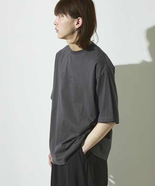 Firsthand(ファーストハンド)の「Firsthand/ファーストハンド 6オンス フロントアートプリント クルーネックTシャツ / スケーターロゴ / プリントTシャツ(Tシャツ/カットソー・メンズ・ホワイト/チャコールグレー/ブラック・L/M)」の21枚目の写真