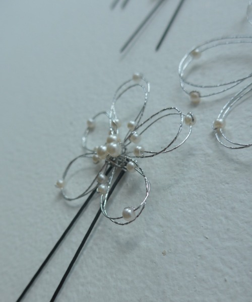 Dorry Doll(ドリードール)の「水引き風フラワーヘアピン(ヘアピン・レディース・シルバー/ゴールド・FREE)」の10枚目の写真