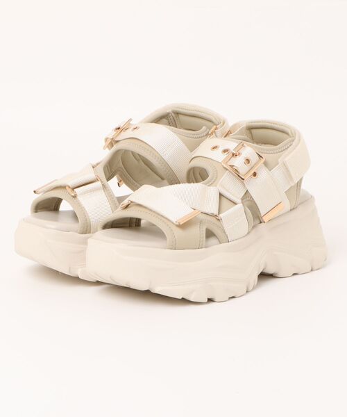 GORGE（ゴージ）の「ゴールドバックルスポサン（サンダル・レディース・ベージュ系その他/アイボリー/ブラック・M/L/LL/S）」の19枚目の写真