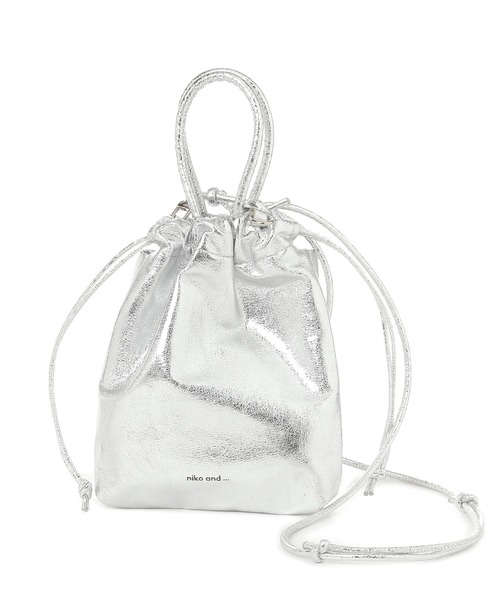 niko and...(ニコアンド)の「オリジナル巾着2WAYショルダーバッグ(ショルダーバッグ・レディース・グレー/ブラック/アイボリー/その他1・0)」の21枚目の写真